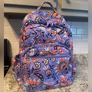 Vera Bradley Bancroft Backpack in Mural Garden